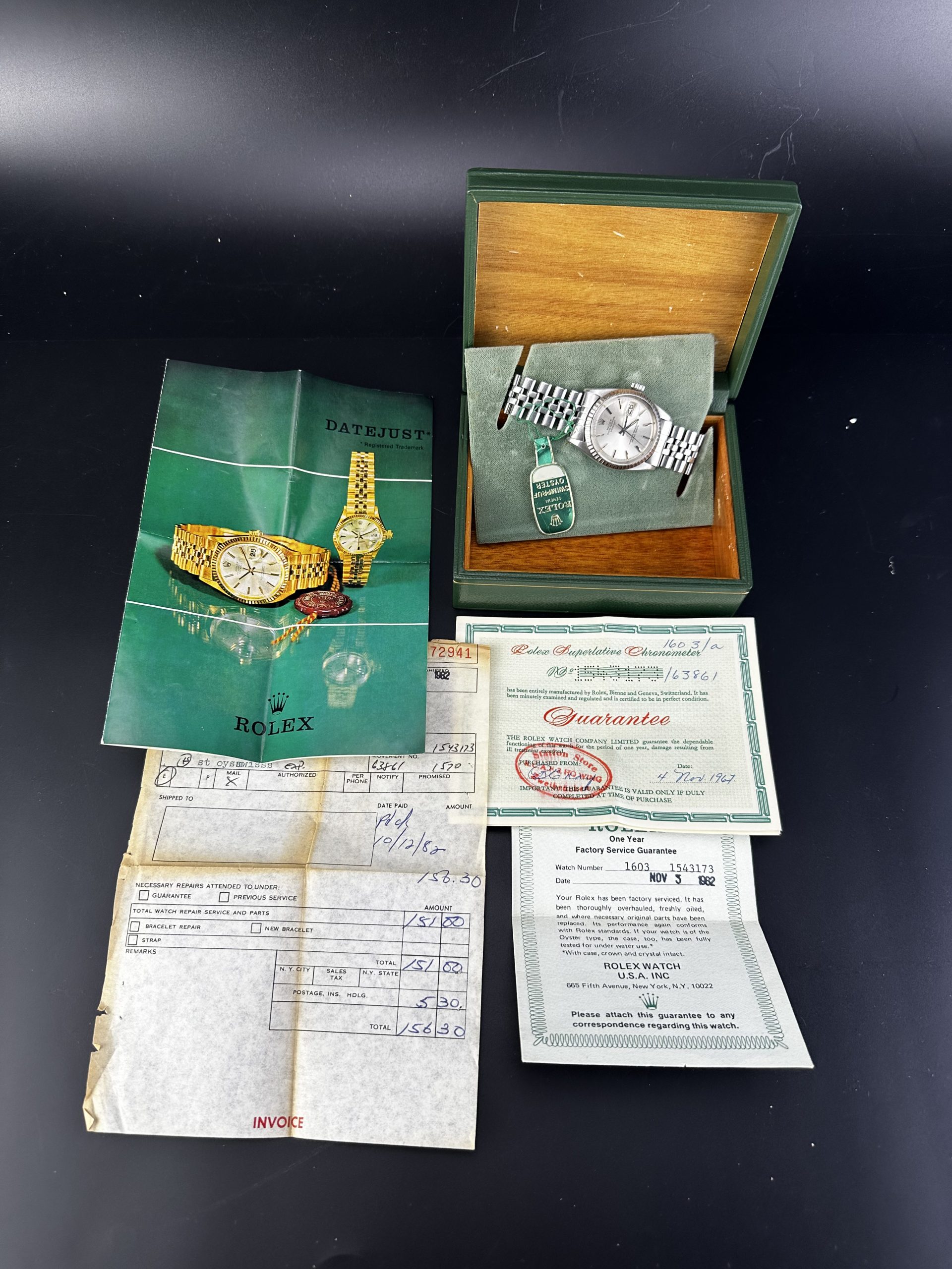 Rolex Datejust Full Set Ref 1601