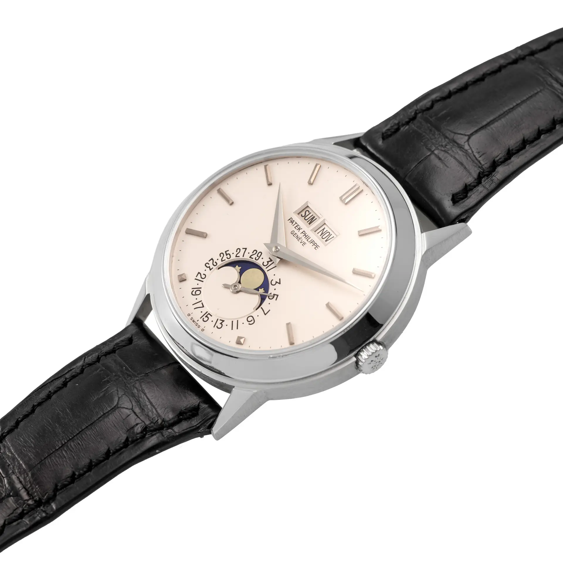 Ultra rare PATEK PHILIPPE, REF. 3448, WHITE GOLD