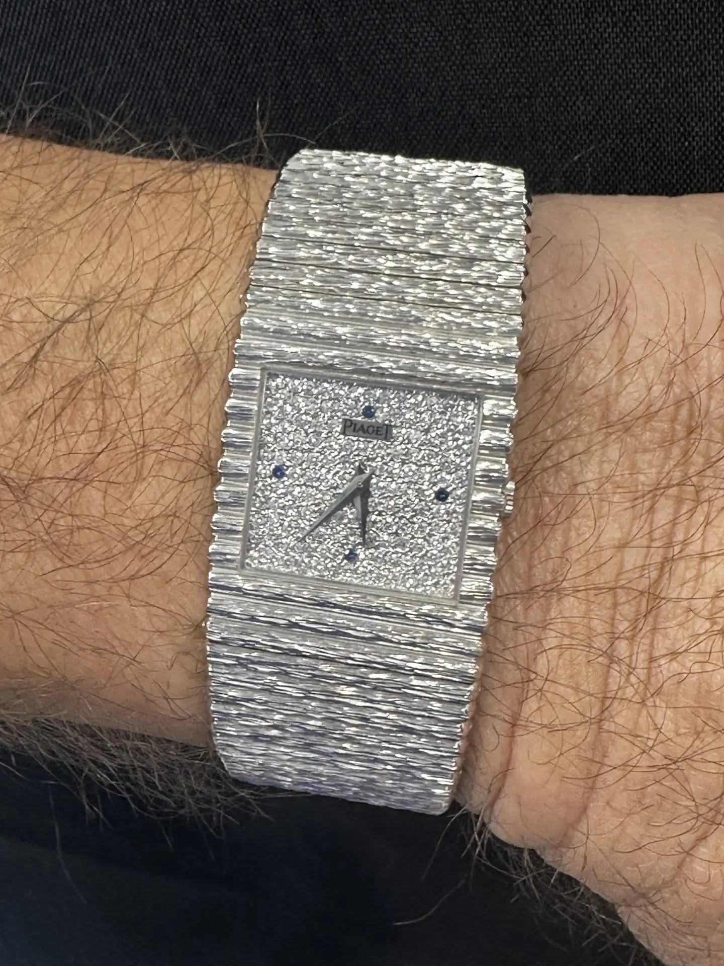 Piaget Emperador in White Gold with Diamond Dial ref 9131