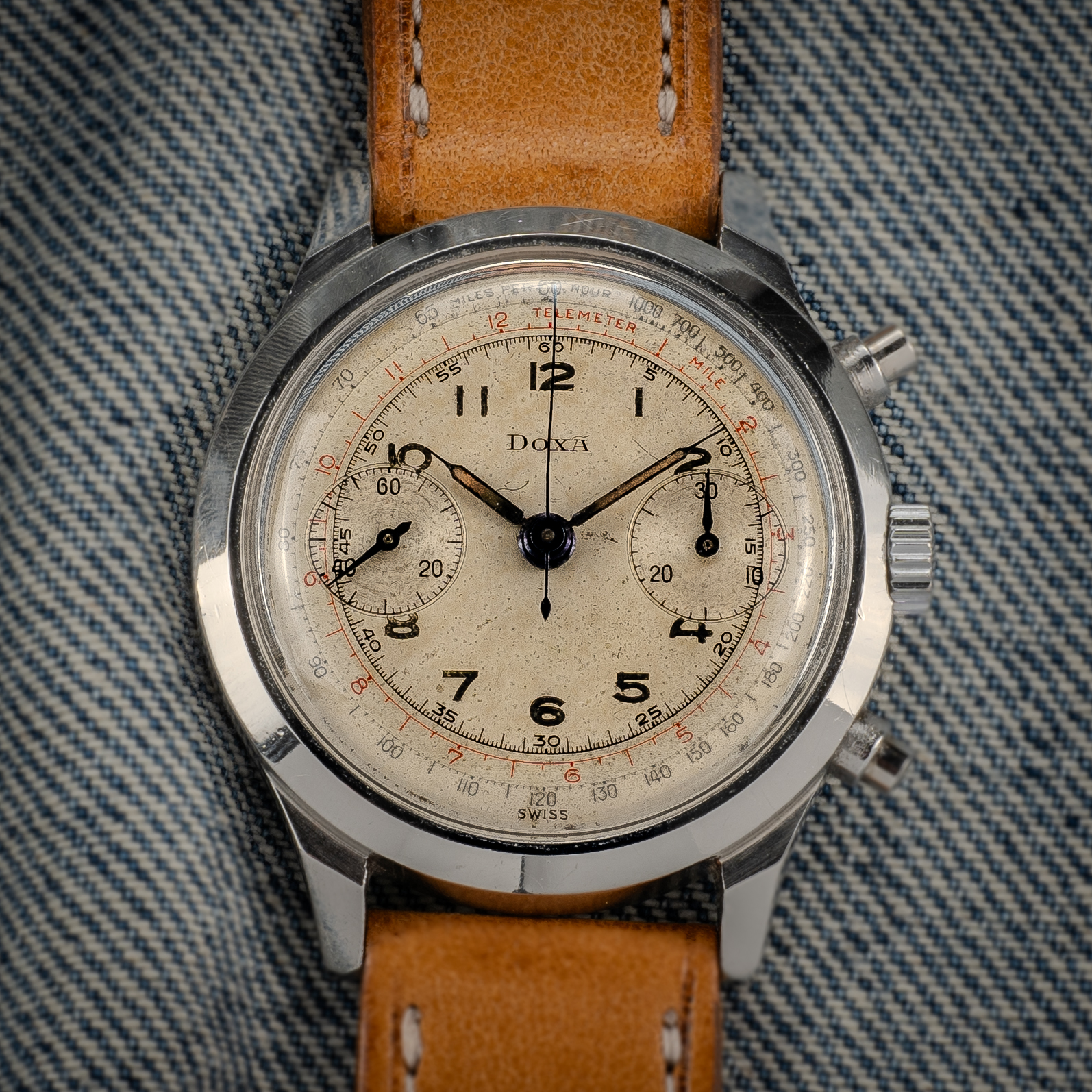 Doxa Chronograph Spillman Case