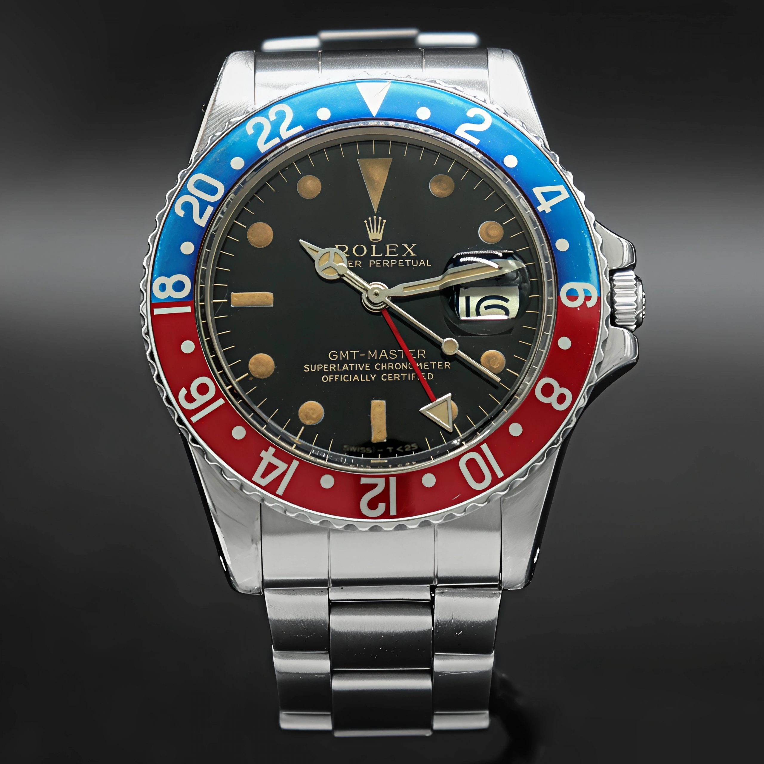 Rolex GMT-Master Ref. 1675 with Mirror Gilt Dial