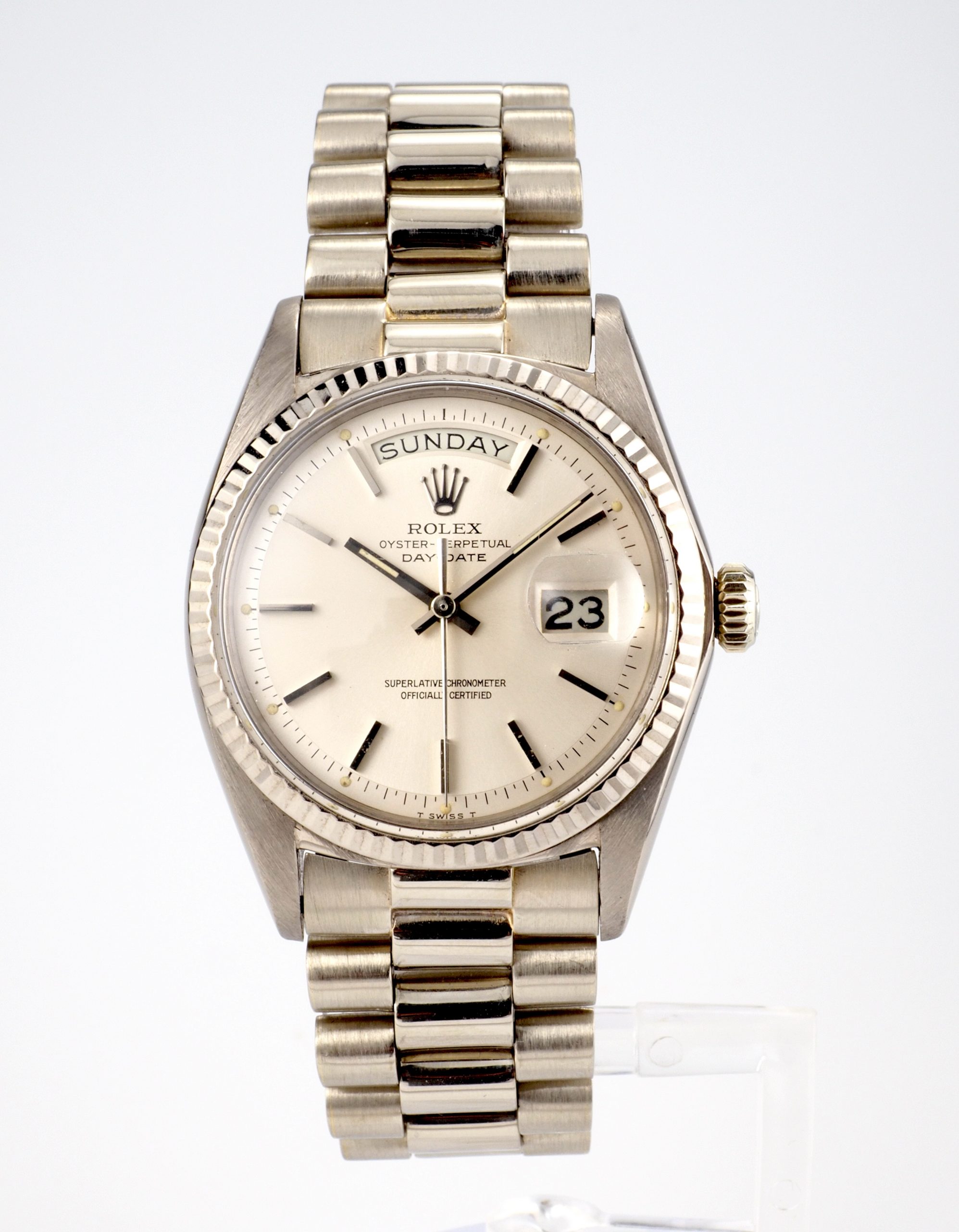Rolex Day-Date Ref. 1803 White Gold on Strap