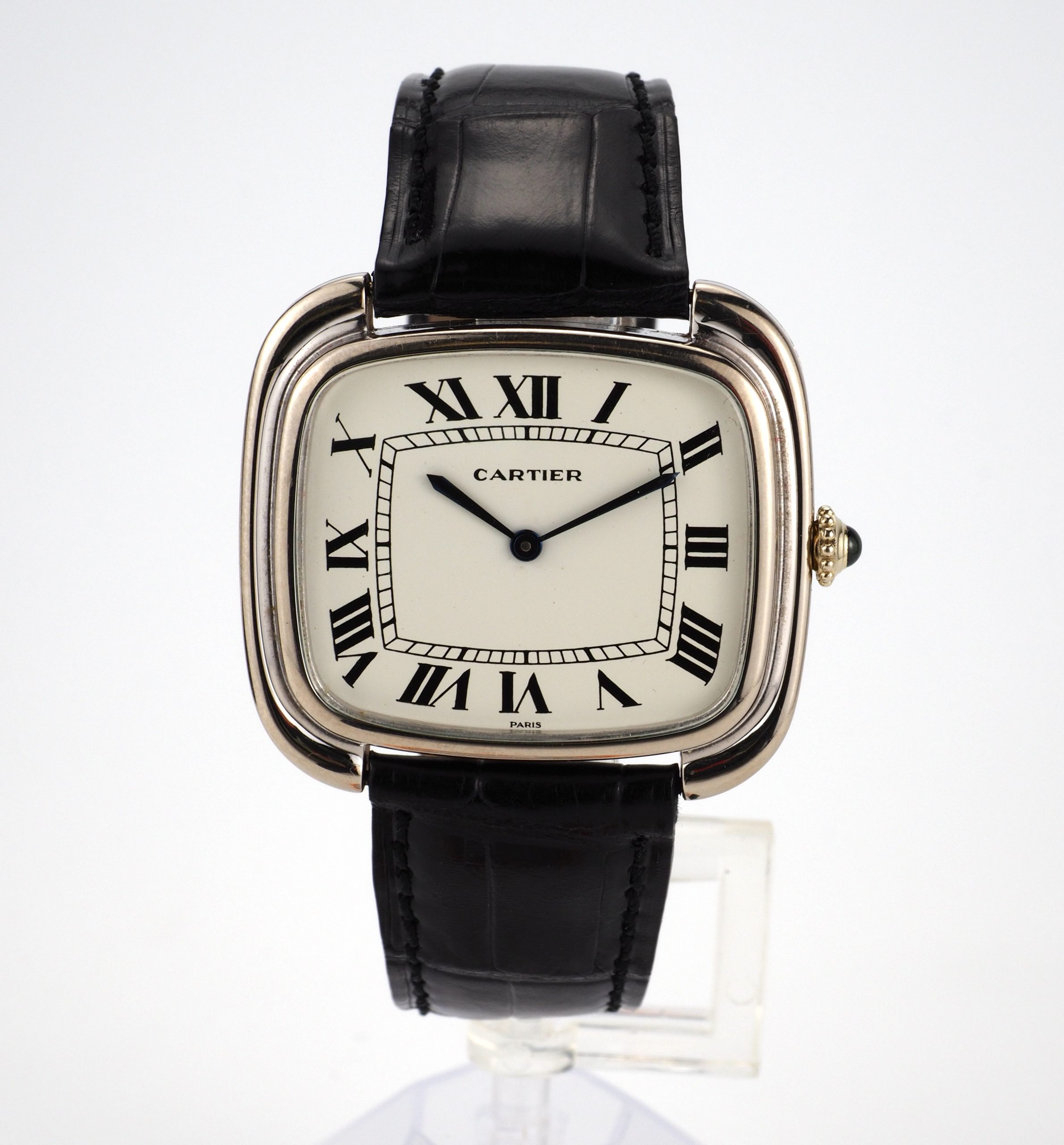 Cartier Gondole in White Gold, A Rare Expression of Architectural Elegance