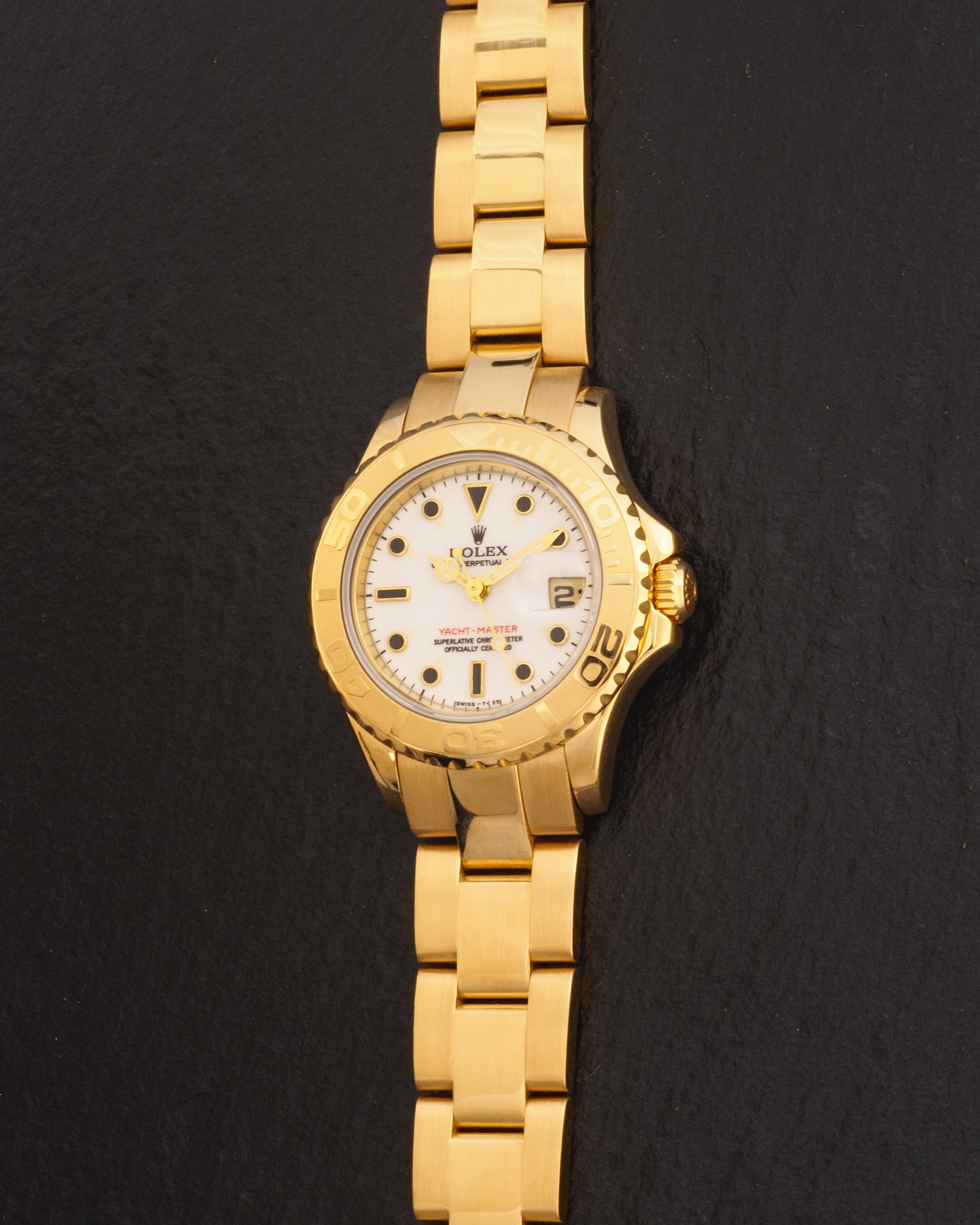 Rolex Yacht-Master Ref. 68628, Mid-Size Gold Elegance
