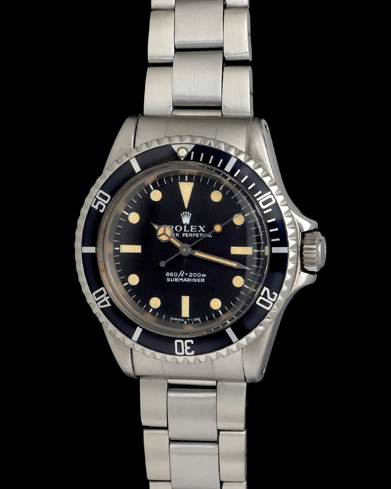 Rolex Submariner 5513 with Cream Colored Matte Dial on Oyster