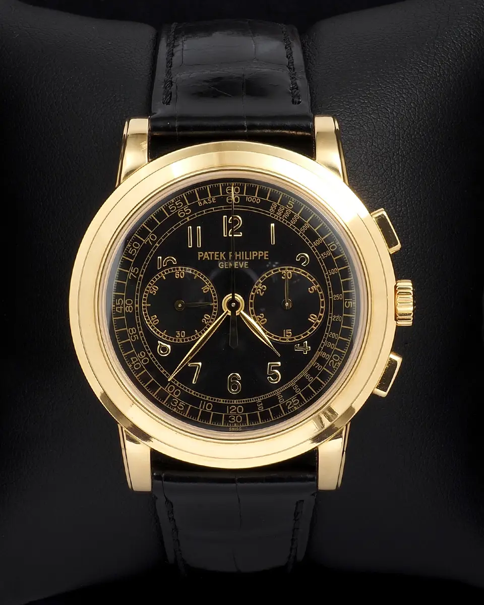 Patek Philippe Chronograph 5070J in Gold with Full Set of Box & Papers