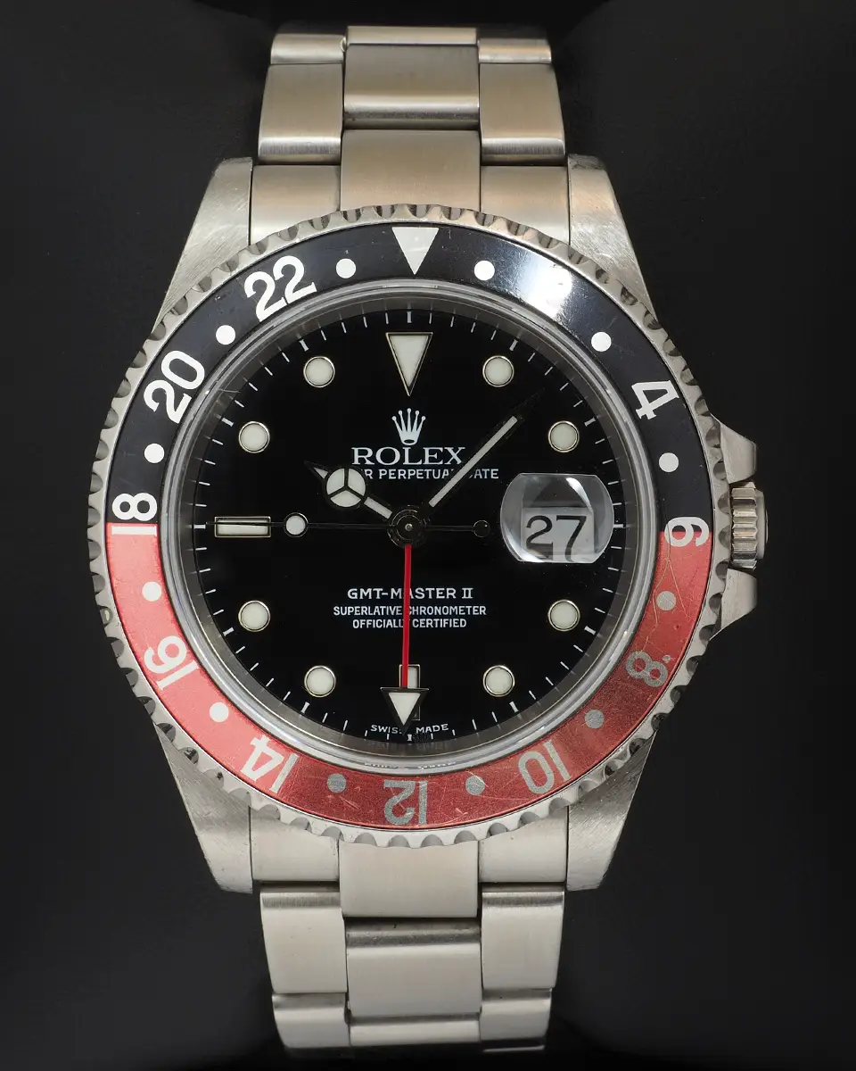 Rolex GMT-Master II 16710 with Coke Bezel on Oyster Bracelet